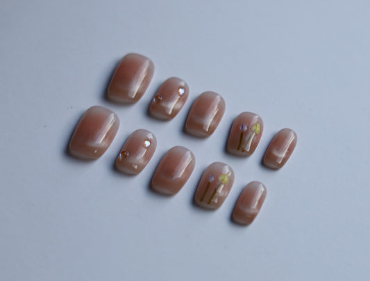 Subtle Garden🌷- handmade luxury ✨ Press on nails
