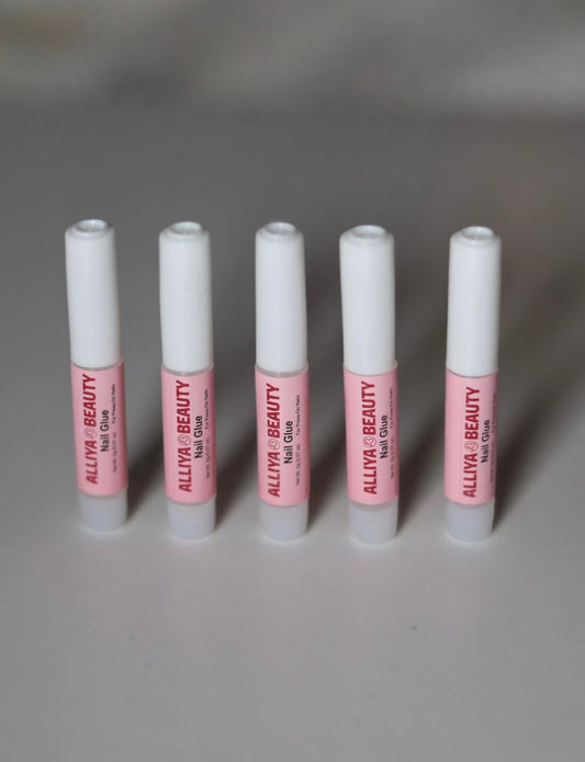 Alliya Beauty Nail Glue 5 pack – 0.07 oz (2g)